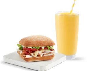 SMOOTHIE AND A SANDWICH