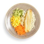mini grilled fish noodles