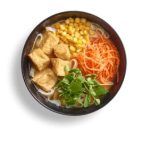 mini yasai ramen with rice noodles