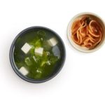 miso soup + japanese style pickles