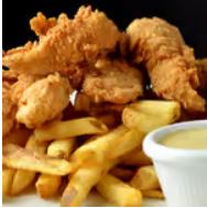 Crispy Chicken Tenders With Chop House Fries