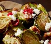 DRESSED ROASTED BRUSSEL SPROUTS