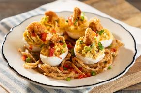 NEW CRACKED OUT DEVILED EGGS.