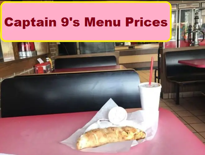 captain 9's menu prices