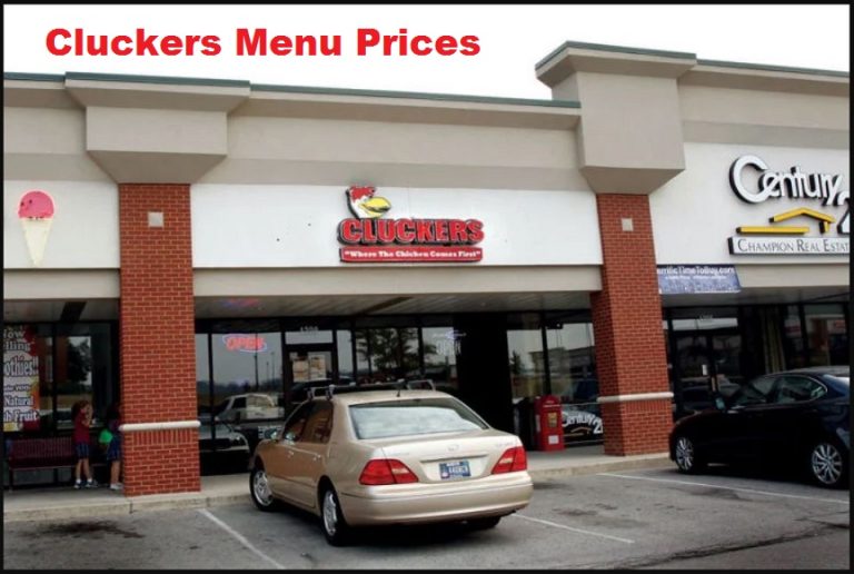 Cluckers Menu Prices Official