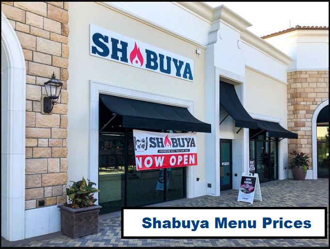 Shabuya Menu Prices