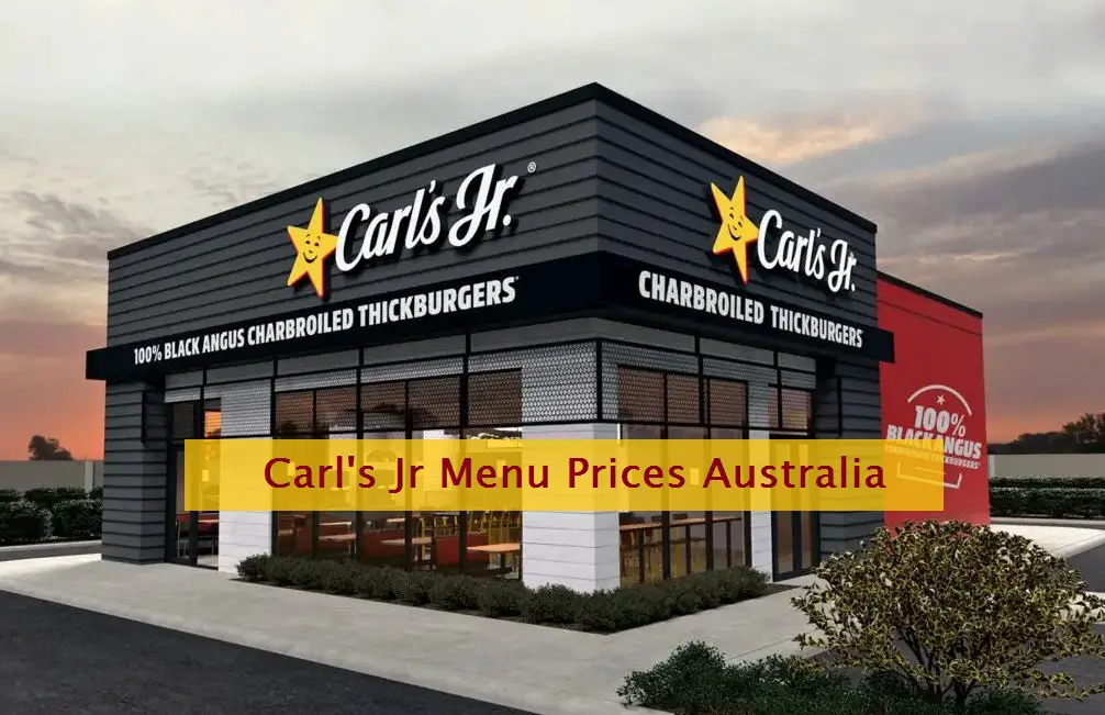 Carl's Jr Menu Prices Australia