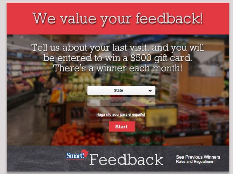 Foodtown Survey – www.foodtownsurvey.com