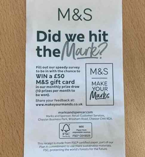 M&S survey