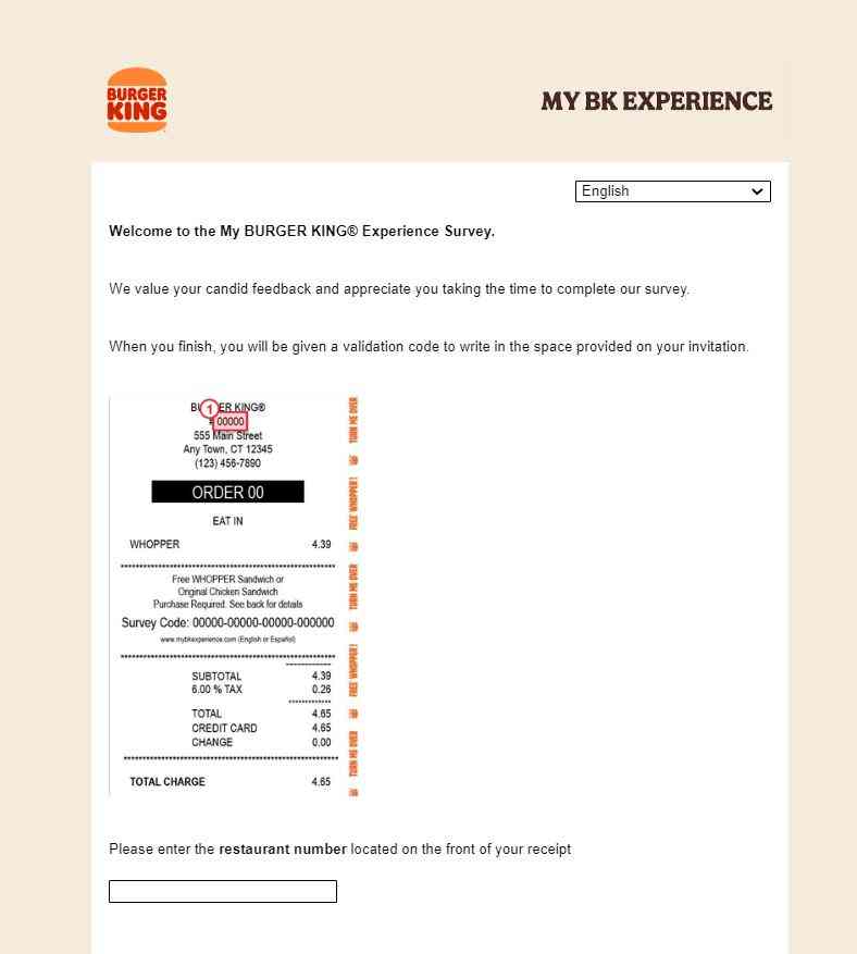 MyBKExperience Survey