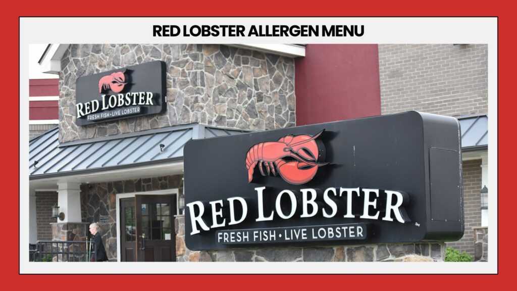 Red Lobster Allergen Menu