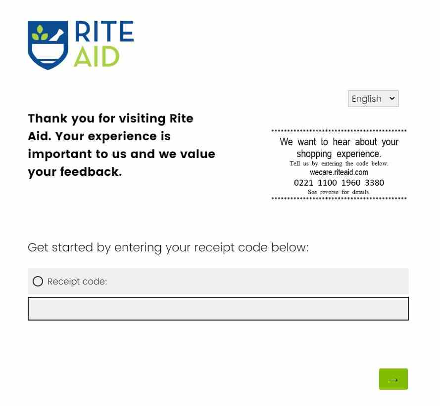 Rite Aid survey