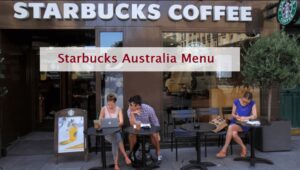 Starbucks Australia Menu
