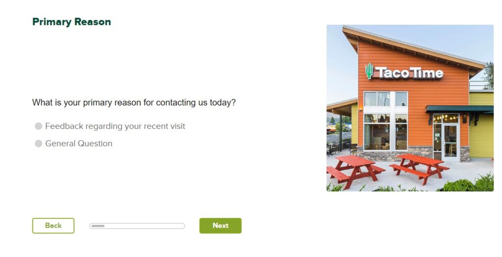 Taco Time Feedback Survey
