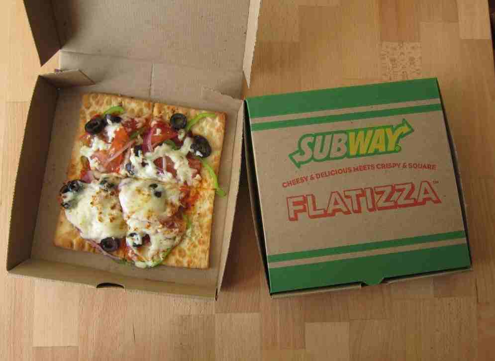 Subway Pizza Menu