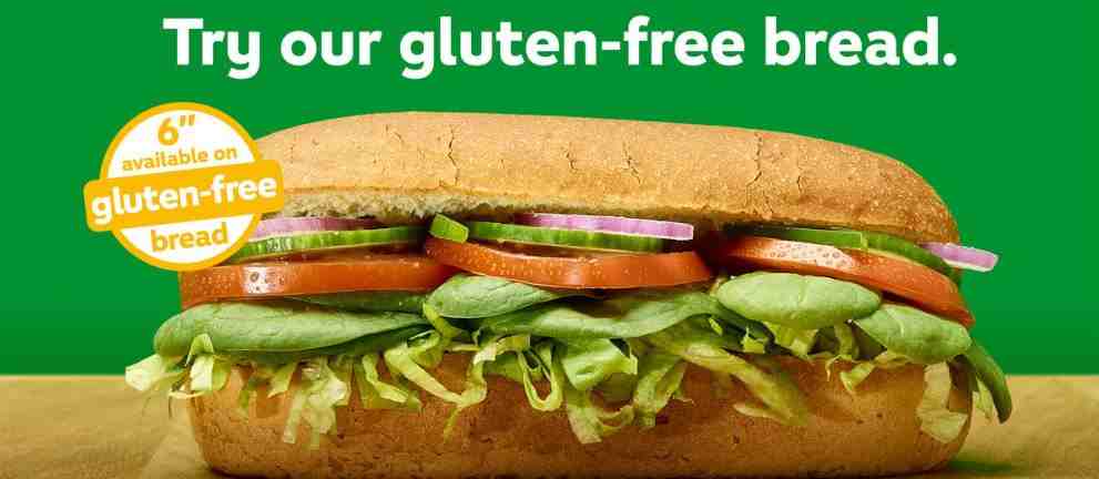 subway gluten free bread