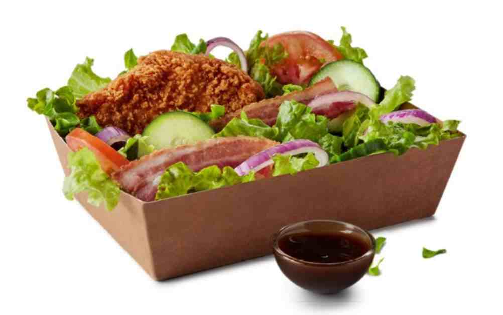Crispy Chicken and Bacon Salad