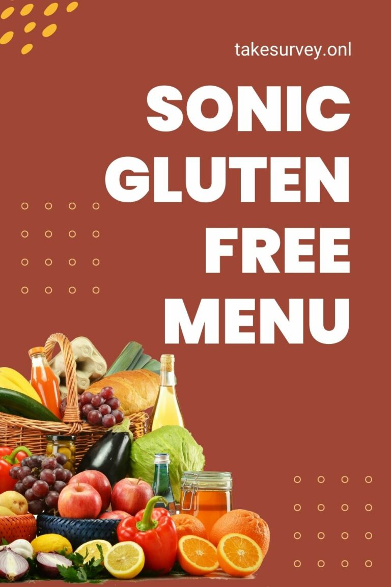 Sonic Gluten Free Menu 2024: A Safe and Delicious Way to Enjoy Fast Food