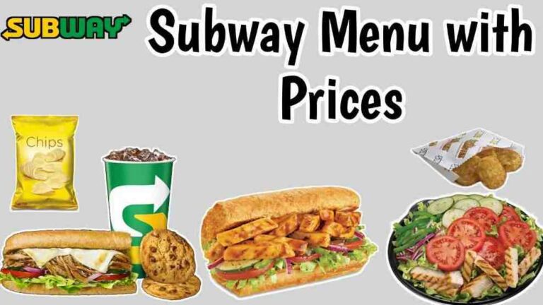 Subway Menu Prices in Australia
