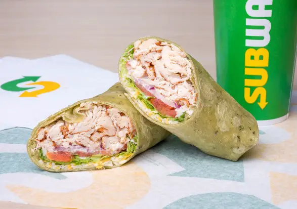 Subway Fish menu and prices - Tuna Wrap