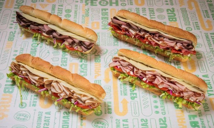 Subway Houston Menu - Sandwiches