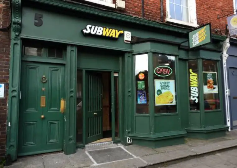 Subway Menu and Prices in Ireland