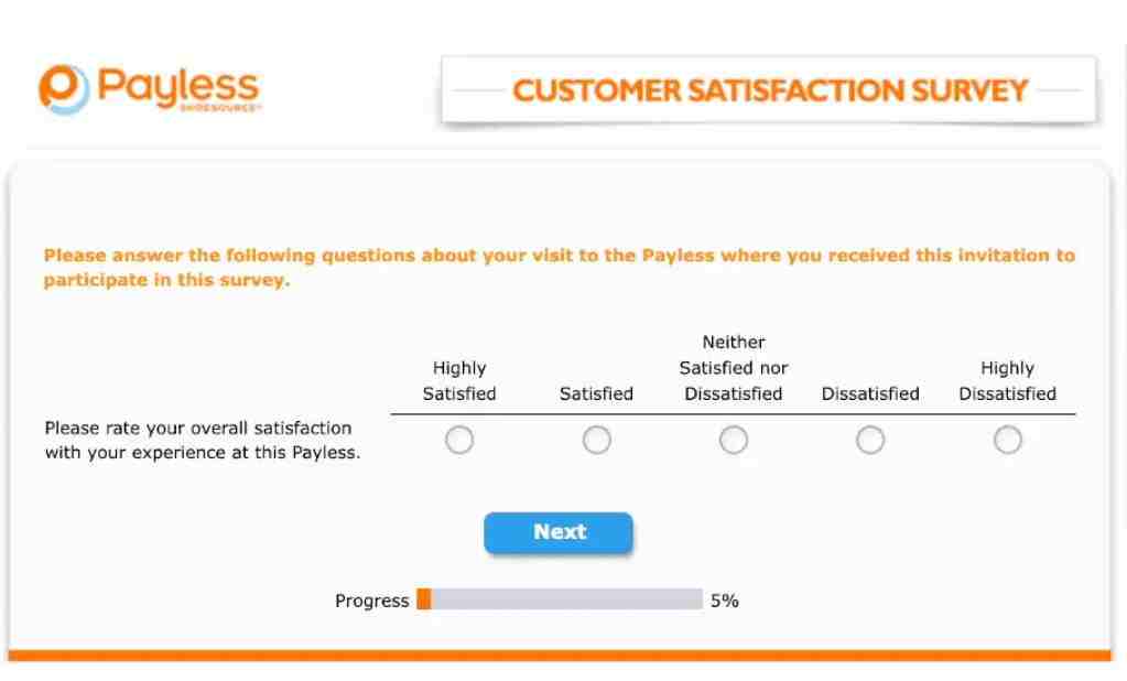 Talk to Payless Survey