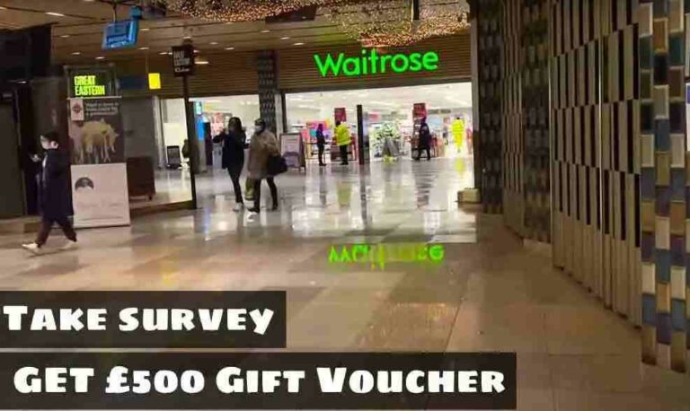 Waitrosecares.com – Waitrose Feedback Survey to Win £500 Vouchers