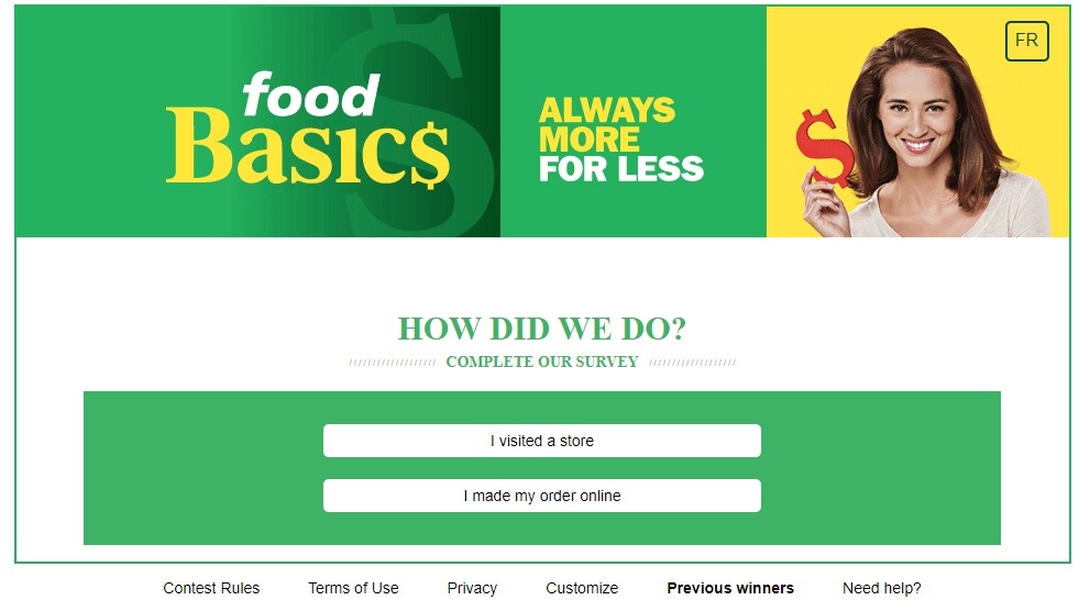 Food Basics Feedback Survey