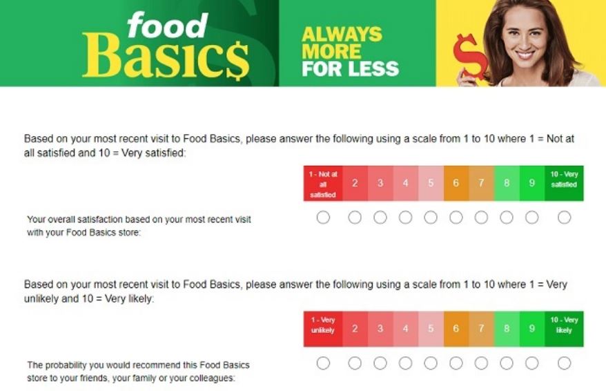 Food Basics feedback survey