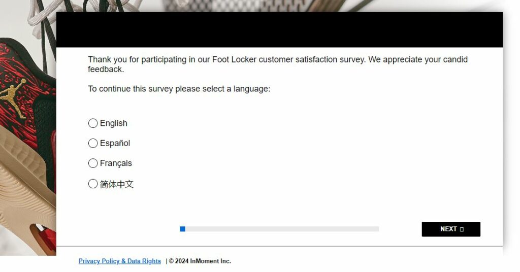 Foot Locker Guest Satisfaction Survey