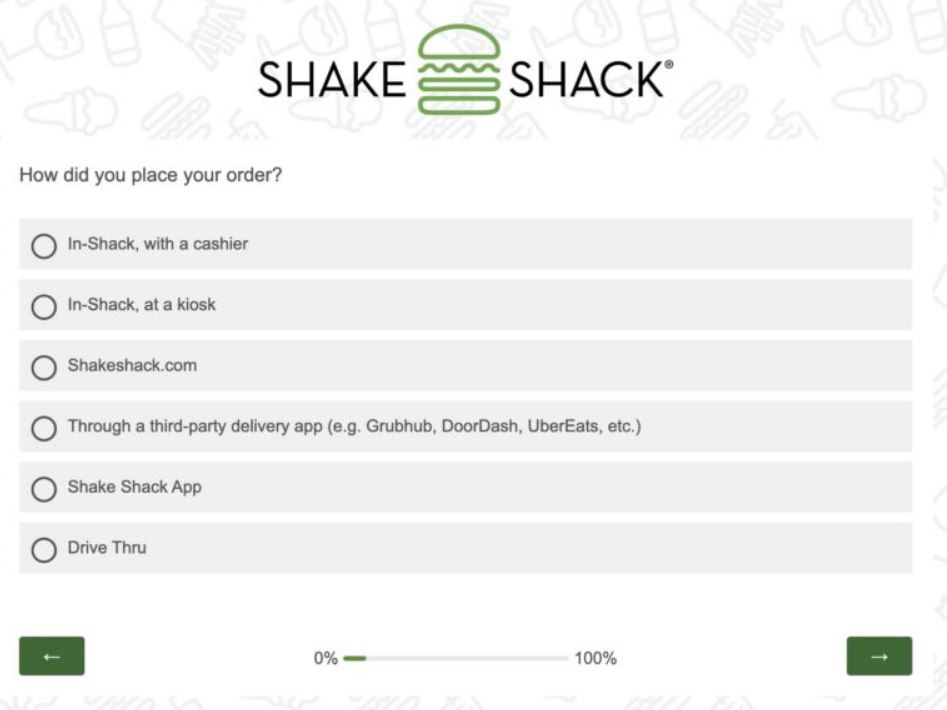 Shake Shack survey